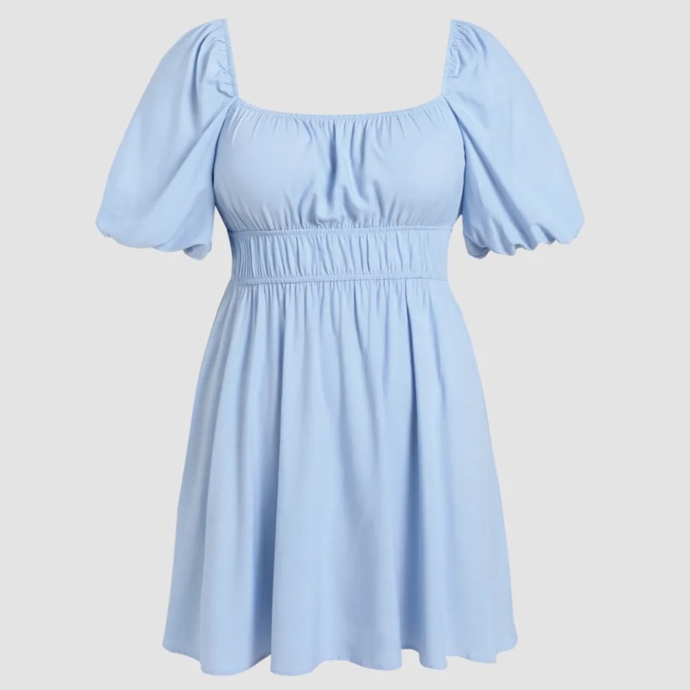 Plus Blue dress